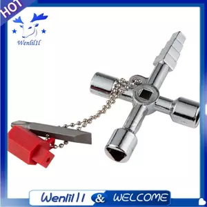 Tam Giác Bên Trong Bên Ngoài Quadrangle 4in1 Chìa Khóa Cờ Lê Điện Thang Máy Điều Khiển Tủ Van Tua Vít Bộ Dụng Cụ