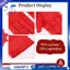 Găng tay satin chống nắng ngắn dành cho nữ Găng tay biểu diễn khiêu vũ bề mặt Găng tay nghi thức Spandex Màu đỏ