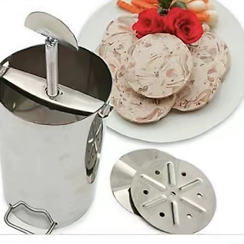 Khuôn Làm Giò Inox – Ép Giò 0,5Kg, 1Kg, 2Kg | Dụng Cụ Làm Giò Xào, Giò Thủ, Giò Tết, Giò Đông