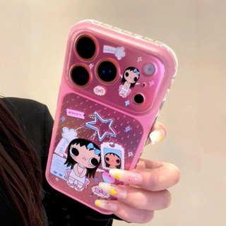 Ốp Điện Thoại Ngọc Polo Dot Girl Màu Hồng Dễ Thương Cho iPhone 17 Pro Max 16 15 Pro Max Chống Sốc Bảo Vệ Camera Ốp Lưng Cứng Chống Rơi