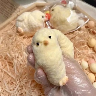 Handmade Taba Squishy Lớn Vàng Gà Đồ Chơi TPR Gà Con Giảm Căng Thẳng Bóp Đồ Chơi