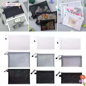 Túi đựng bút BEABOUT, Túi đựng hồ sơ lưới trong suốt A4 A5 A6, Túi thông tin giấy kiểm tra Nylon Văn phòng