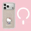Ốp điện thoại cứng hình mèo con kẻ sọc từ tính cho iPhone 17 Pro Max 16 Pro 15 14 Vỏ bảo vệ mờ mờ mờ mờ