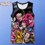 Dragon Ball Z Goku Vegeta 3D In Hình Nam Tank Top, Áo Vest Thể Thao Không Tay Mềm Thoáng Khí