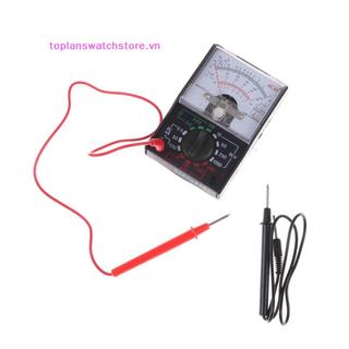 Toplanswatchstore DC / AC 1000V Vôn kế 250mA Ampe kế 1K Đồng hồ đo điện trở Analog Đồng hồ vạn năng VN
