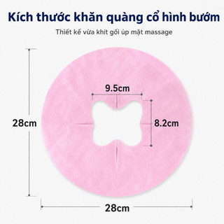 100 miếng lót mặt cho massage, dùng khi nằm úp mặt, kết hợp gối nằm sấp và khăn trải bàn, sạch sẽ tiện lợi