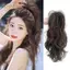 PNPIA- Tổng Hợp Móng Vuốt Kẹp Đuôi Ngựa Phần Mở Rộng Tóc Ngắn Xoăn Tự Nhiên Đuôi Giả Tóc Cho Nữ Đuôi Ngựa Hairp