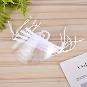 AA 20 CÁI Mặt nạ phục vụ bằng nhựa trong suốt Khách sạn Beauty Chef Waiter Mặt nạ bảo vệ Mặt nạ chống bắn có thể nhìn thấy có thể tái sử dụng VN