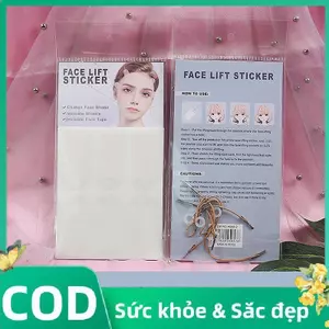 Trong Kho 18Pcs Vô Hình V-Hình Dạng Mặt Nâng Dán Mỏng Đôi Cằm Cổ Băng Cá Tuyết