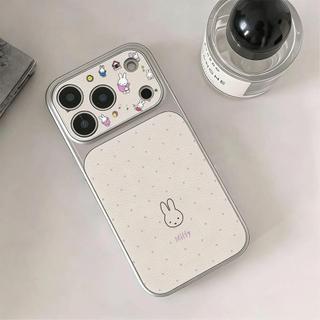 Bút ngắn Miffy Bunny rải rác cho trường hợp iPhone 17promax 161514plus 1312pro