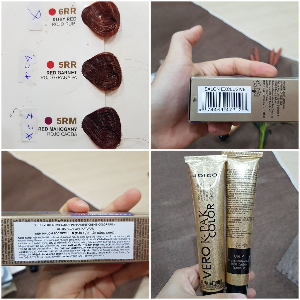 Thuốc nhuộm tóc Veko K-pak Joico Color 74gr ( New 2024 ) [ MK ]