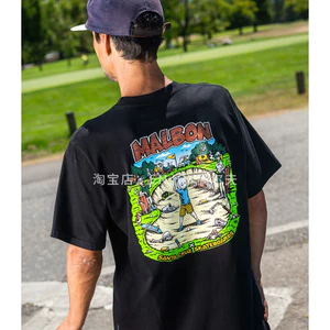 Chất Lượng Cao Bán Áo Sơ Mi Thường Ngày GOLF Hoạt Hình Minh Họa Họa Tiết In 100% Cotton Cổ Tròn Áo Thun Unisex Hàng Có Sẵn