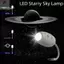 Đèn LED bầu trời đầy sao GIL, Máy chiếu Galaxy chạy bằng USB lấy nét có thể điều chỉnh, 5V1A 3 Mức độ sáng có thể điều chỉnh Phạm vi lớn Chiếu sao Thổ Đèn trang trí phòng ngủ