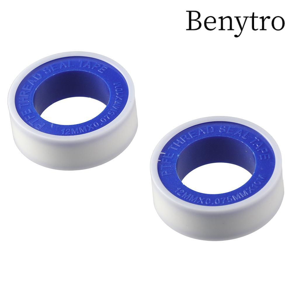 Băng keo ống nước BENYTRO, Băng PTFE trắng 12mmx10m, Băng ống nước