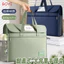 Túi Tote Boyi Velcro Flip Túi Tote Sinh Viên Dung Tích Lớn Lưu Trữ Dữ Liệu Nhiều Lớp Dày a4 Túi Tập Tin