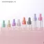Bộ chai nhỏ giọt Mini có thể đổ lại VFZ 7 CÁI 1 / 2 / 3 / 5ml Lọ thủy tinh màu Macaron rỗng Hộp đựng tái sử dụng DIY OTE