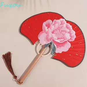 FUJIOU Quần Áo Táo, Phong Cách Tinh Tế Hoa Mẫu Đơn Thêu Miếng Dán, Phụ Kiện May May May Trên DIY Quần Áo Thanh Lịch Miếng Dán Cho Sườn Xám