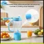 Dành cho ống hút thay thế cốc làm mịn cá nhân BlendBOSS, 2 chiếc Thủy tinh & Bàn chải Borosilicate cao