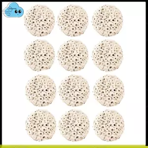 12 Chiếc Đồ Chơi Chim Sola Balls 2.36 '', Đồ Chơi Tìm Thức Ăn Cho Chim, Bóng Sola Atta, Vẹt Nhai Đồ Chơi Nghiền Móng Vuốt