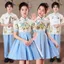 ✿ Bộ trang phục biểu diễn phong cách Trung Quốc dành cho trẻ em Quần áo năm mới Trang phục cuộc thi tụng thơ