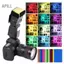 Apill Đa Năng Đèn Flash Chiếu Sáng Lọc 12 Màu Sắc Giấy Dành Cho Máy Ảnh DSLR Top Đèn Thẻ Màu Bộ Kỹ Thuật Số Nhất