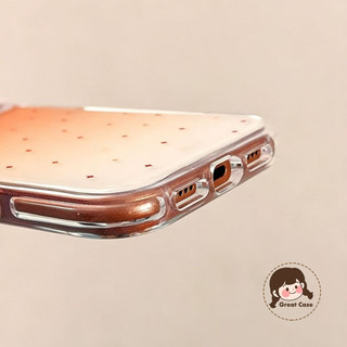 Ins Style Dần dần Màu Cam Vỏ Cho Samsung Galaxy S26 S25 S24 S23 S22 S21 Ultra Plus S20 FE Lite A73 A72 A71 A53 A52 A52S A51 5G 4G Vỏ Sang Trọng Màu Trắng Bóng Điện Thoại