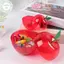 PUSKY 6 Cái Màu Đỏ Ủng Hộ Hộp Kẹo Hình Bình Hộp Đựng Để Trang Trí Ngày Lễ Và Bảo Quản VN
