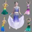 ✿ Trang Phục Truyền Thống Thái Lan Cho Trẻ Em Bé Gái Một Vai Chuyển Đổi Nàng Tiên Cá Đầm Liên Hợp Quốc Sự Kiện