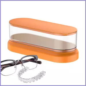 Máy làm sạch siêu âm Máy làm sạch trang sức điện Hộp rửa rung di động chuyên nghiệp cho kính mueadsyvn
