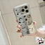Ốp Điện Thoại Gương Bạc Puppy Cho iQOO Z10 Lite Z10R Z10X Z7i Z6 Pro Z5X U5X 5G 4G Vỏ Hoạt Hình Chó Mèo Dễ Thương Ins Phong Cách Mềm
