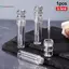 BeautifulHomeA Trống 3.5ml Ống Son Bóng Trong Suốt Có Bàn Chải Silicon Tròn Mỹ Phẩm Son Bóng Ống Trong Suốt Son Dưỡng Môi Chai Có Thể Đổ Lại VN