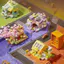 Tương thích với Lego Mini Sunshine Garden Street View Fairy Tale Town Particle Building Blocks Đồ chơi trẻ em 6ZTR