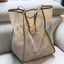 Ins Style Trong Suốt Gạc Túi Đeo Vai Rỗng Túi Đi Biển Bơi Tắm Dung Tích Lớn Lưới Thoát Nước Túi