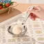 <cosyh>Sturdy 304 Stainless Steel Spoon with Enlarged Head for Increased Scoop Capacity