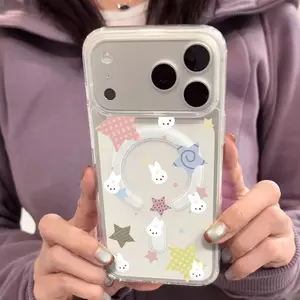 Ốp lưng iPhone 16/15/14/13 Miffy Sao Nhiều Màu Sắc Vui Nhộn Tươi Sáng Chống Sốc