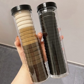 Dây Cao Su Đơn Giản Dây Buộc Tóc Nữ Không Làm Tổn Thương Tóc Độ Đàn Hồi Cao Bền Dây Buộc Tóc Đầu Bóng Chuyên Dụng Phong Cách Hàn Quốc Không Khí Cảm Giác 5.24 LWHE