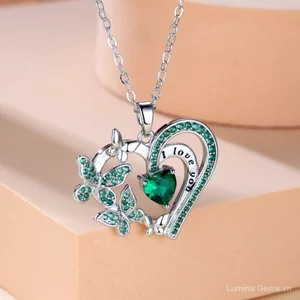 Ánh Sáng Sang Trọng Tình Yêu Bướm Kim Cương Xương Đòn Dây Xích Tiếng Anh Chữ Thiết Kế Nguồn Nhà Máy Cung Cấp Trực Tiếp Phụ Kiện