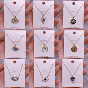 Vòng cổ mắt quỷ thời trang nữ Dây chuyền xương đòn bằng thép titan độc đáo Phù hợp với tất cả đồ trang sức