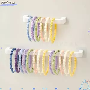 Móc đa chức năng DAYBREAK, Giá lưu trữ vòng tóc treo tường không đục lỗ, Phụ kiện tóc Kẹp tóc Lưu trữ Tiết kiệm không gian Băng đô Giá lưu trữ hộ gia đình