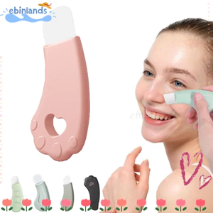 Dụng cụ loại bỏ mụn đầu đen mặt EBINLANDS, Dụng cụ cạo mụn đầu đen làm sạch sâu bằng silicon, Loại bỏ mụn đầu trắng Hình dạng con mèo cầm tay Thìa mặt Dụng cụ chăm sóc sắc đẹp