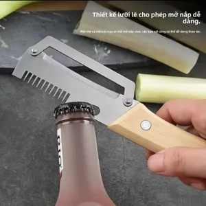 Dụng cụ gọt lạo sắt tỉa hoa đa năng, mở bia, cực kỳ tiện lợi cho bếp hiện đại, dễ dàng chế biến món ngon.