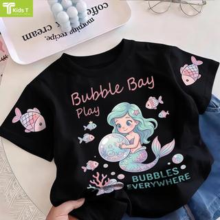 COD✅ (Hồ Chí Minh)Kids T Mall Áo phông tay ngắn In hình hoạt hình Áo Kiểu rộng và ấn tượng Trẻ em thời trang #VN865