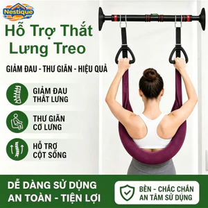 Đai Hỗ Trợ Thắt Lưng Treo Đa Năng,Đai Giãn Cột Sống,Điều Chỉnh Linh Hoạt,Thư Giãn Cột Sống,Giảm đau Mãn Tính Hiệu Quả