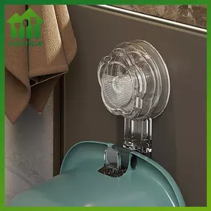SWEET Thời Trang Hình Hoa Mạnh Mẽ Hút Cốc Móc Hút Chân Không Có Thể Tái Sử Dụng Móc Tắm Quần Áo Hạng Nặng Móc Traceless Quần Áo Móc n