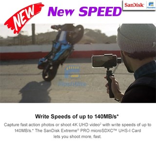 Thẻ nhớ MicroSDXC Sandisk Extreme Pro 32GB 64GB 128GB 256GB V30 A2 200MB/s, Bảo hành theo nhà sản xuất