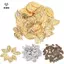 Thời Trang 50 Chiếc Lá Filigree Kim Loại Thủ Công Trang Sức DIY Phụ Kiện Mặt Dây Chuyền [Mina]