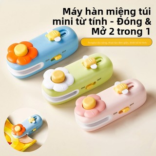 Mini Sealer Hộ Gia Đình Nhỏ Áp Lực Tay Nhựa Sealer Snack Túi Nhựa Sealer Bảo Quản Thực Phẩm Niêm Phong Kẹp