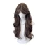 WEETW Tóc Giả Dài Nâu Có Viền, Tóc Tổng Hợp Lớp Sóng Lớn Xoăn Kiểu Tóc, Thực Tế Toupee Thời Trang Tự Nhiên Cosplay Halloween Tóc Giả Sử Dụng Hàng Ngày