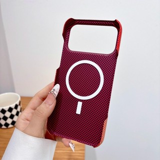 Vỏ bọc sợi Carbon từ tính cho Xiaomi 17 Pro max 15 14P 14 Vỏ chống sốc không khung mỏng