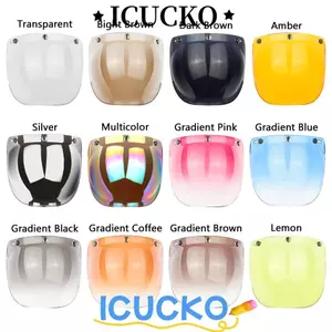 Phụ kiện mũ bảo hiểm ICUCKO bền Độ bền cao Lật nhiều màu